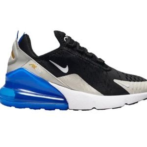 Air max 270 Black game royal size 7 y/ W8.5 Brand New with box